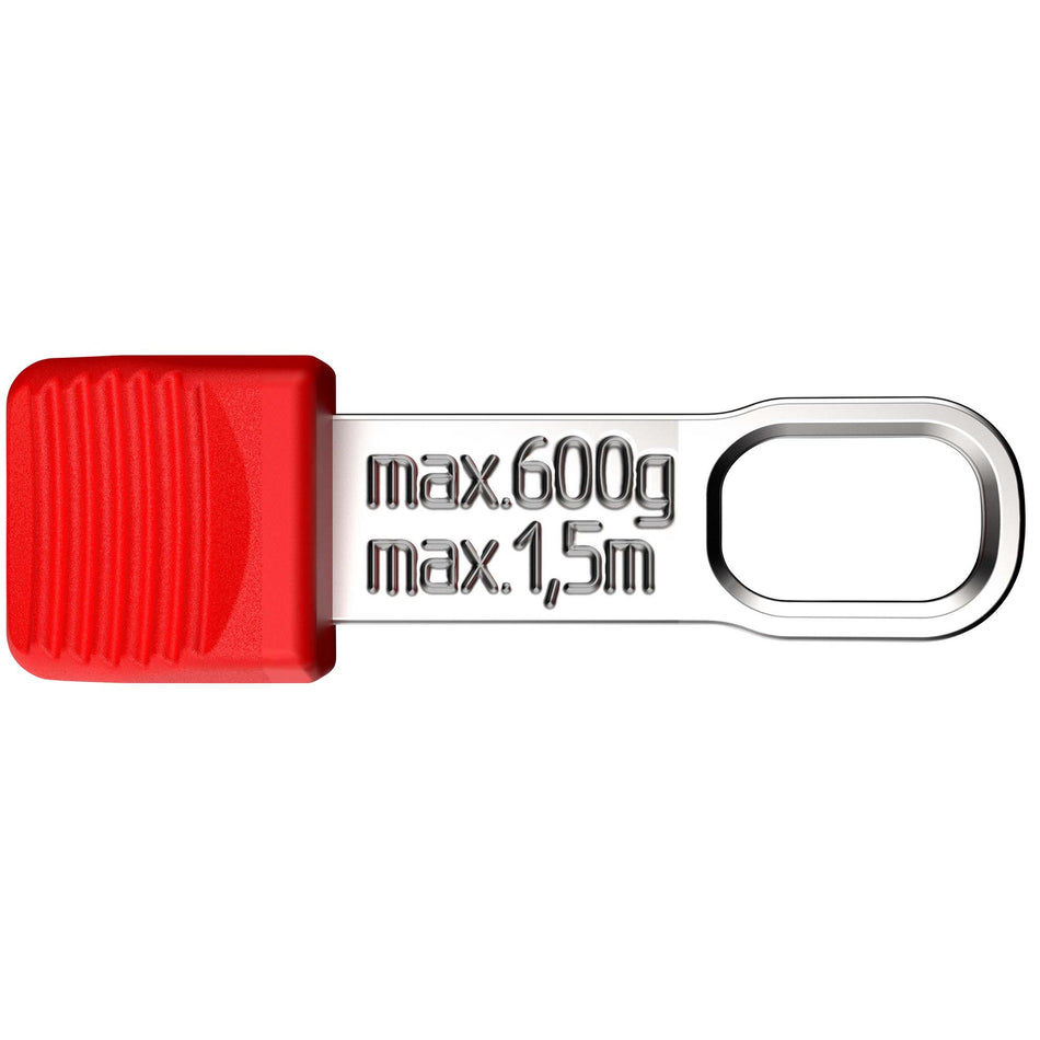 KNIPEX 00 62 10 TR TetheredTool Clips Red (10 Pieces), 30mm