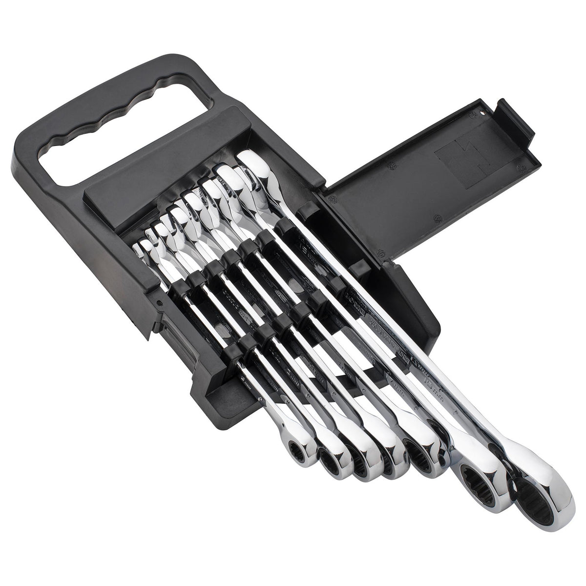 DRAPER 7 Piece Draper Hi-Torq ; Metric Ratcheting Combination Spanner Set: Model No.8230MM/7