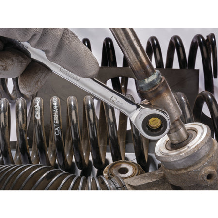 DRAPER 7 Piece Draper Hi-Torq ; Metric Ratcheting Combination Spanner Set: Model No.8230MM/7