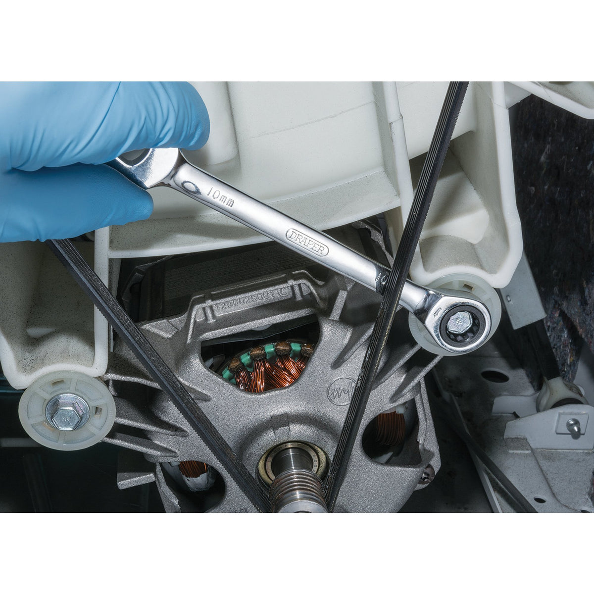 DRAPER 7 Piece Draper Hi-Torq ; Metric Ratcheting Combination Spanner Set: Model No.8230MM/7