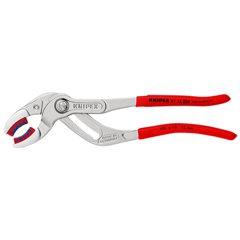 KNIPEX 81 13 250 SB Siphon and Connector Pliers, 250mm (self-service card/blister)