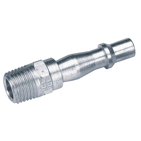 DRAPER 1/4in. Male Thread PCL Coupling Screw Adaptor (Sold Loose): Model No.A2593 BULK