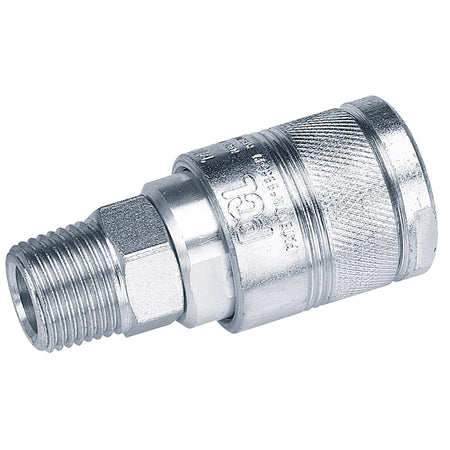 DRAPER 1/2in. BSP Male Thread Air Line Coupling (Sold Loose): Model No.A5JM02 BULK