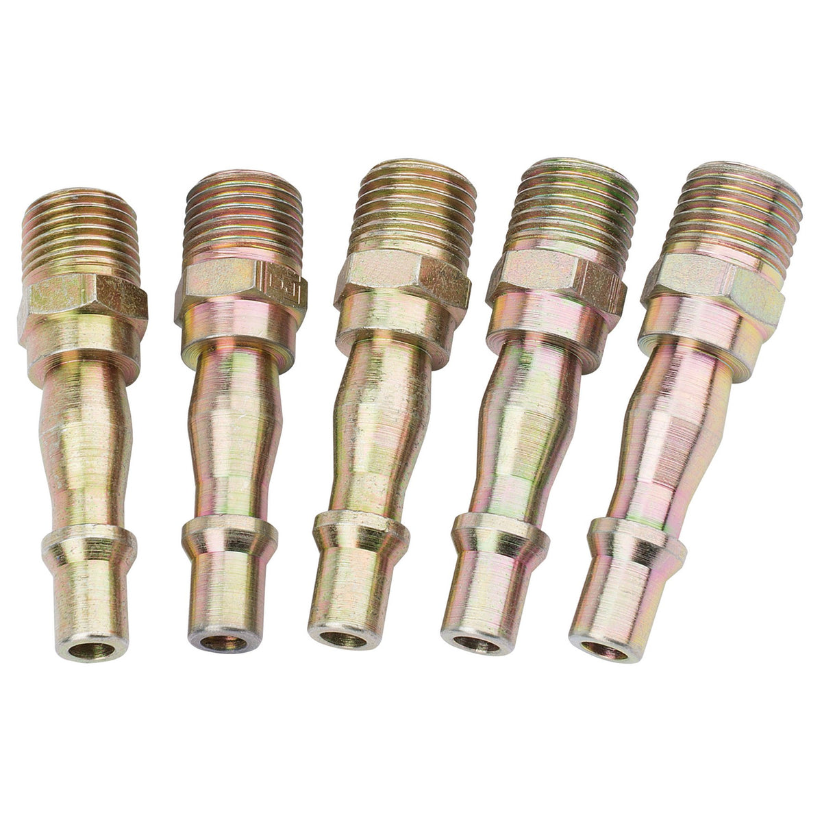 DRAPER 1/4in. Male Thread PCL Coupling Screw Adaptor Pack of 5: Model No.A2593 PACKED