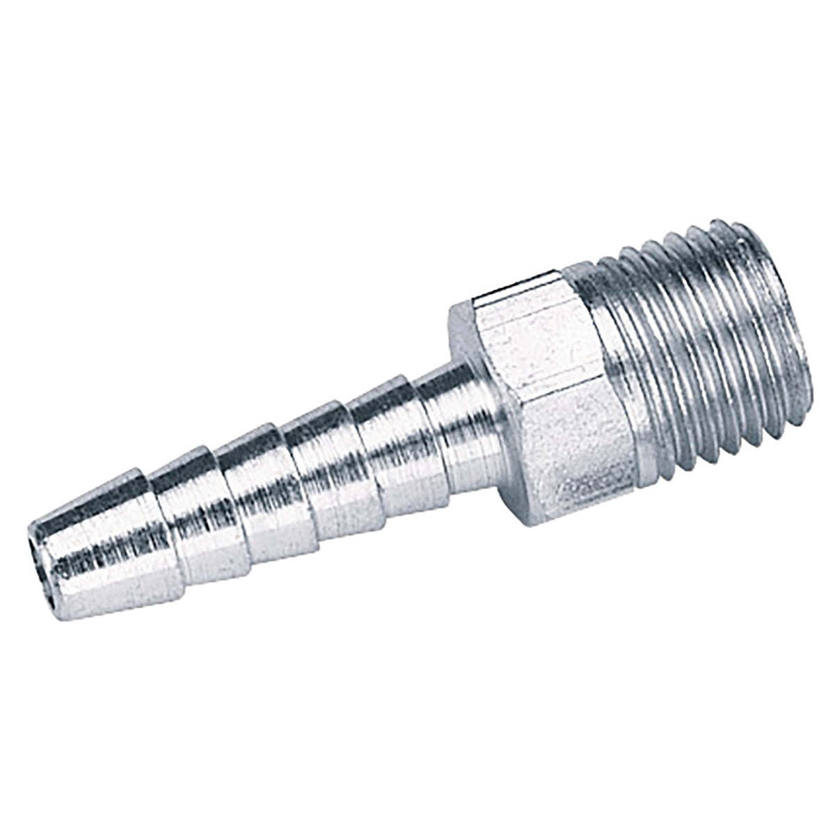 DRAPER 1/4in. BSP Taper 1/4in. Bore PCL Male Screw Tailpiece Pack of 5: Model No.A5656 PACKED