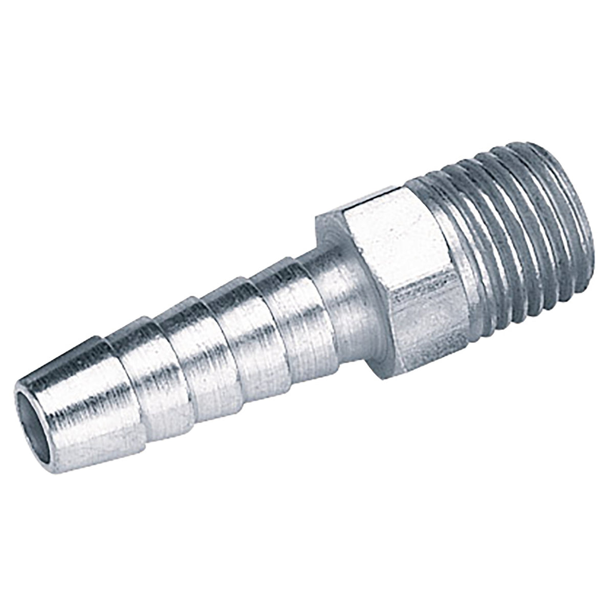 DRAPER 1/4in. Taper 5/16in. Bore PCL Male Screw Tailpieces Pack of 5: Model No.A1206 PACKED
