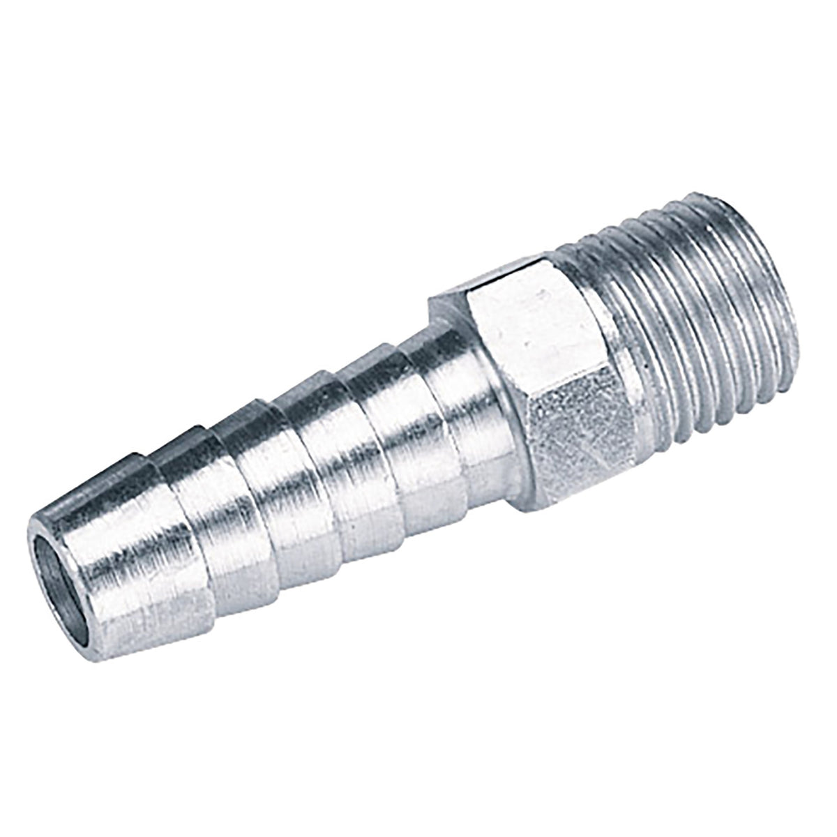 DRAPER 1/4in. Taper 3/8in. Bore PCL Male Screw Tailpieces Pack of 5: Model No.A1217 PACKED