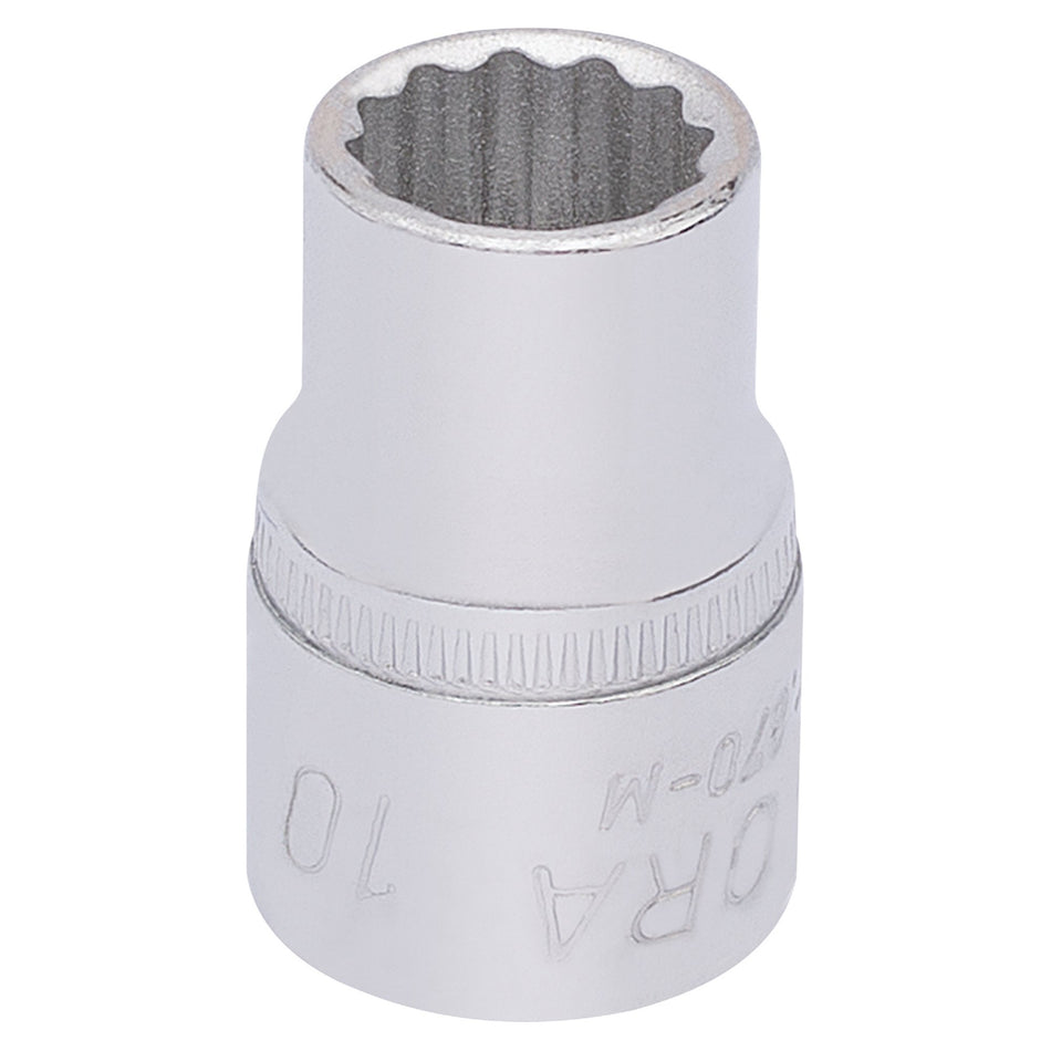 10mm 3/8in. Square Drive Bi-Hexagon Socket: Model No.870-M