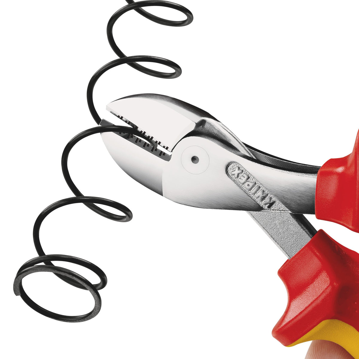Knipex VDE 'X CUT' High Leverage Diagonal Side Cutters : Model No.73 06 160SB