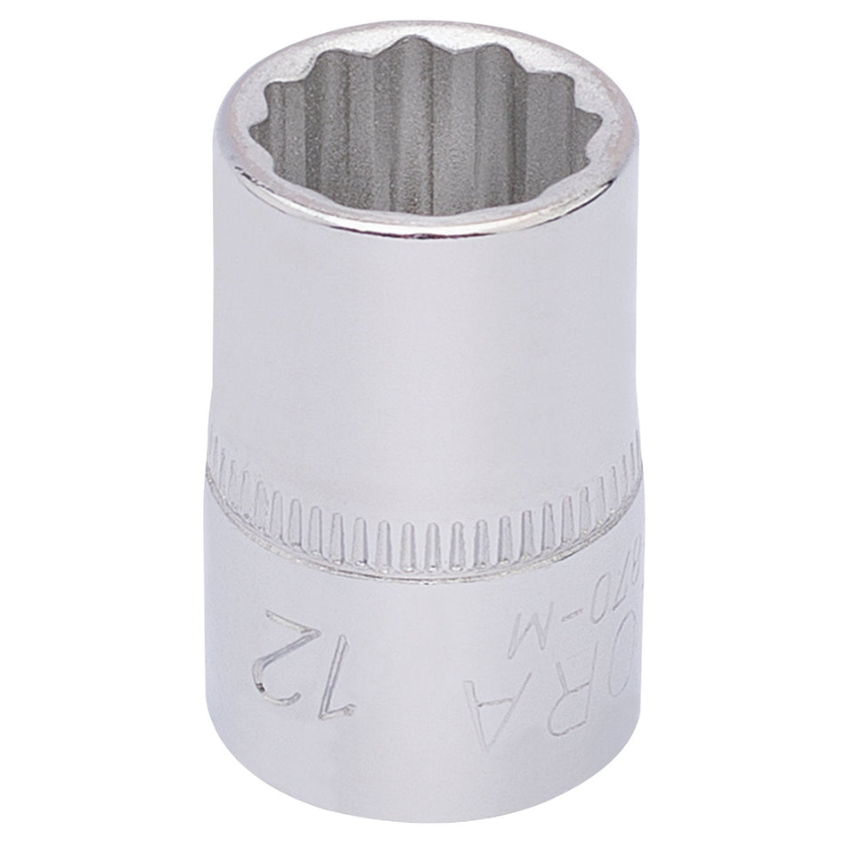 12mm 3/8in. Square Drive Bi-Hexagon Socket: Model No.870-M