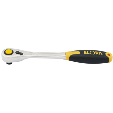 270mm 1/2in. Square Drive Fine Tooth Quick Release Soft Grip Reversible Ratchet: Model No.770-L1K