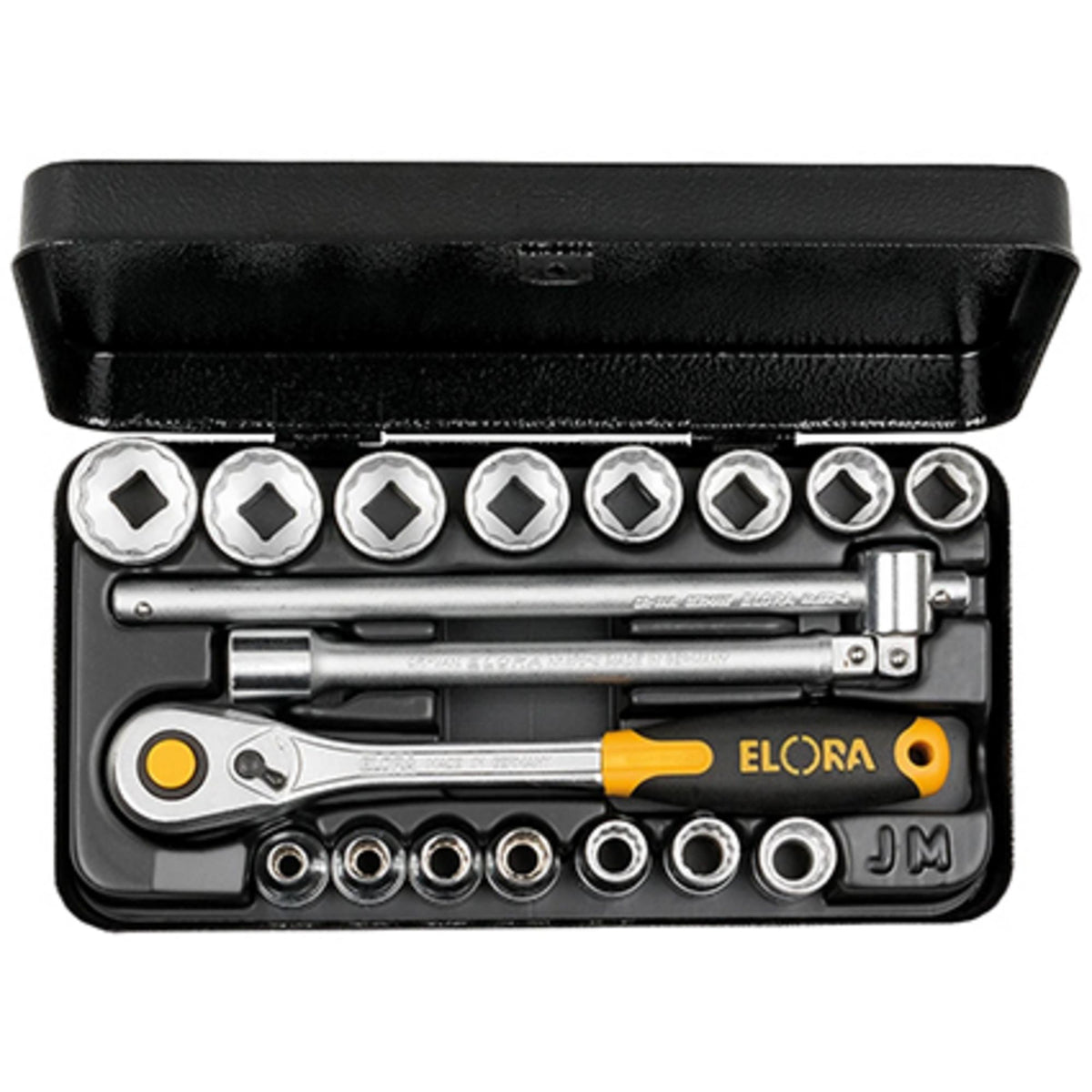 18 Piece 3/8in. Square Drive Metric Socket Set: Model No.870 JMU