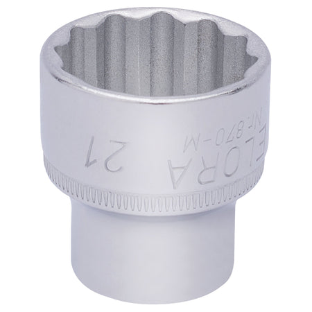21mm 3/8in. Square Drive Bi-Hexagon Socket: Model No.870-M