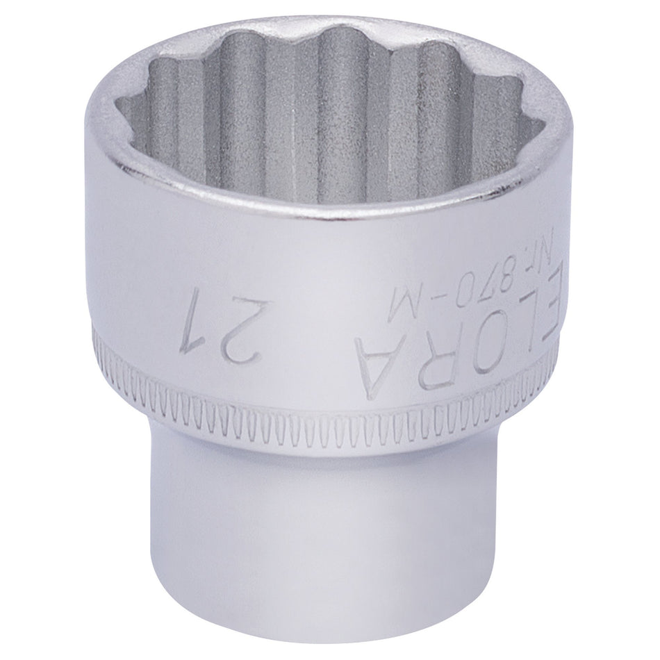 21mm 3/8in. Square Drive Bi-Hexagon Socket: Model No.870-M