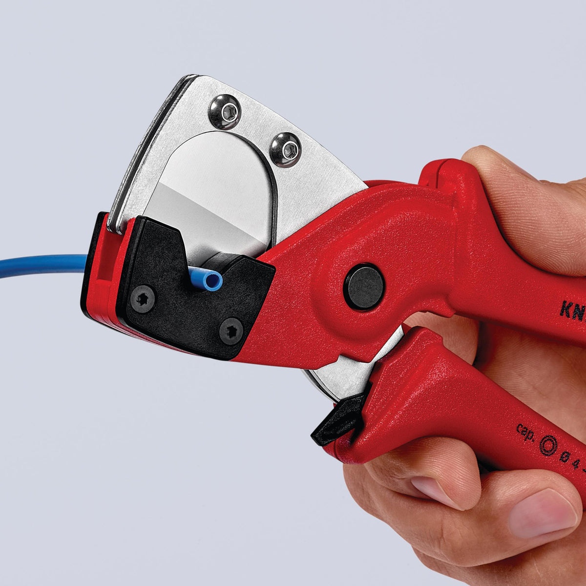 KNIPEX 90 10 185 SB Pipe Cutter For Multilayer And Pneumatic Hoses,185mm