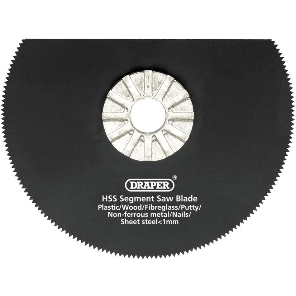 DRAPER HSS Segment Saw Blade 88mm Dia. x 18tpi: Model No.APT300B(U)
