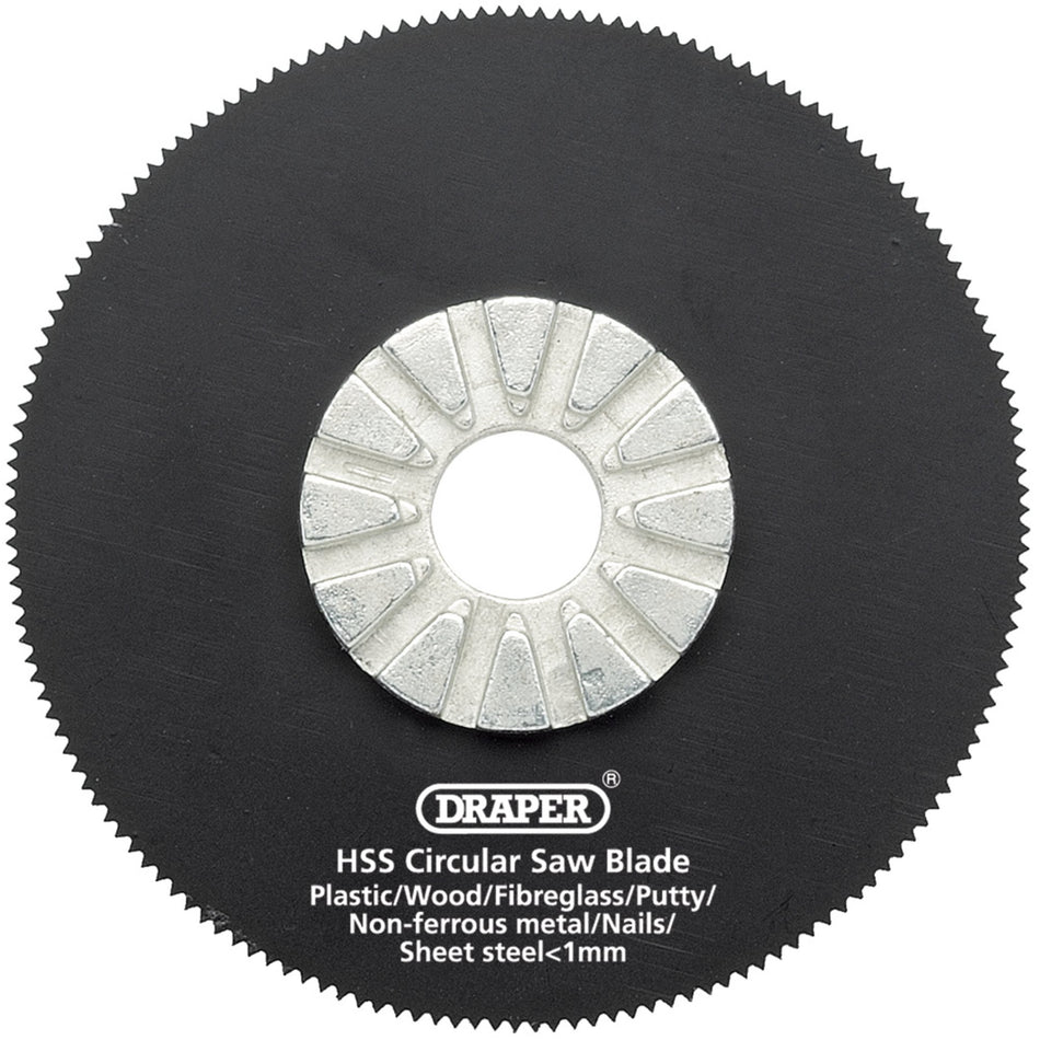 DRAPER HSS Circular Saw Blade 63mm Dia. x 18tpi: Model No.APT300C(U)
