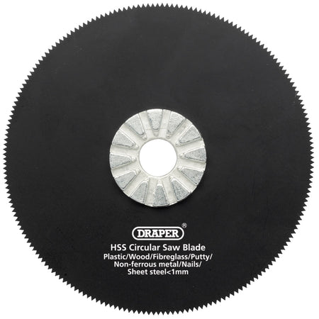 DRAPER HSS Circular Saw Blade 88mm Dia. x 18tpi: Model No.APT300D(U)
