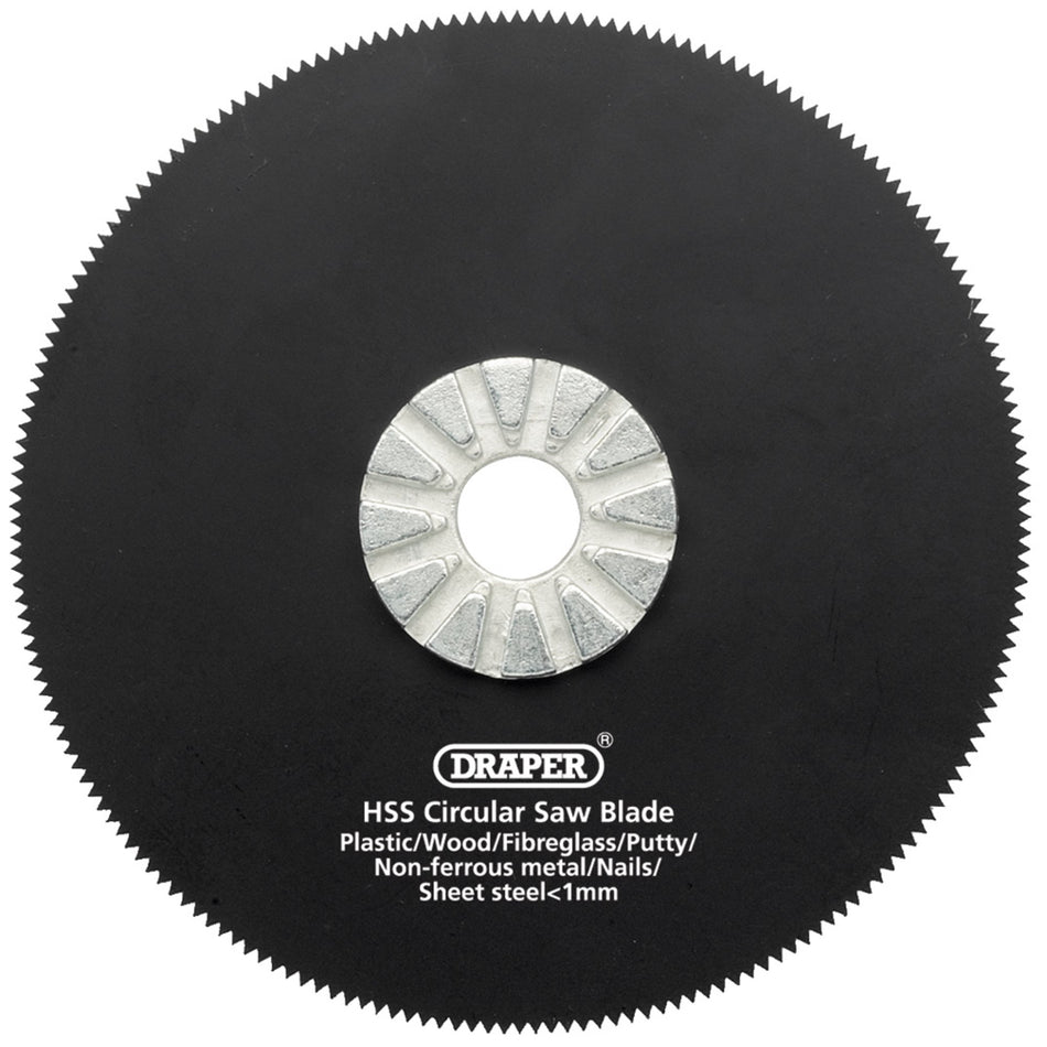 DRAPER HSS Circular Saw Blade 88mm Dia. x 18tpi: Model No.APT300D(U)