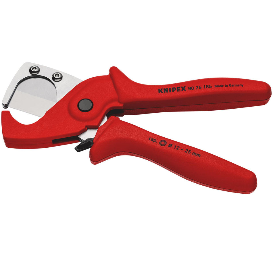KNIPEX 90 25 185 SB Pipe Cutter for Plastic Composite Pipes, 185mm