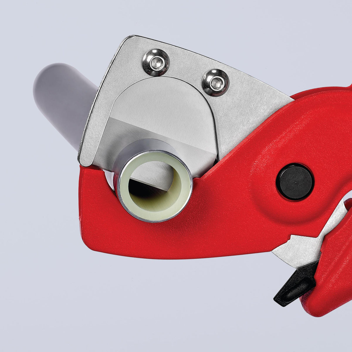 KNIPEX 90 25 185 SB Pipe Cutter for Plastic Composite Pipes, 185mm