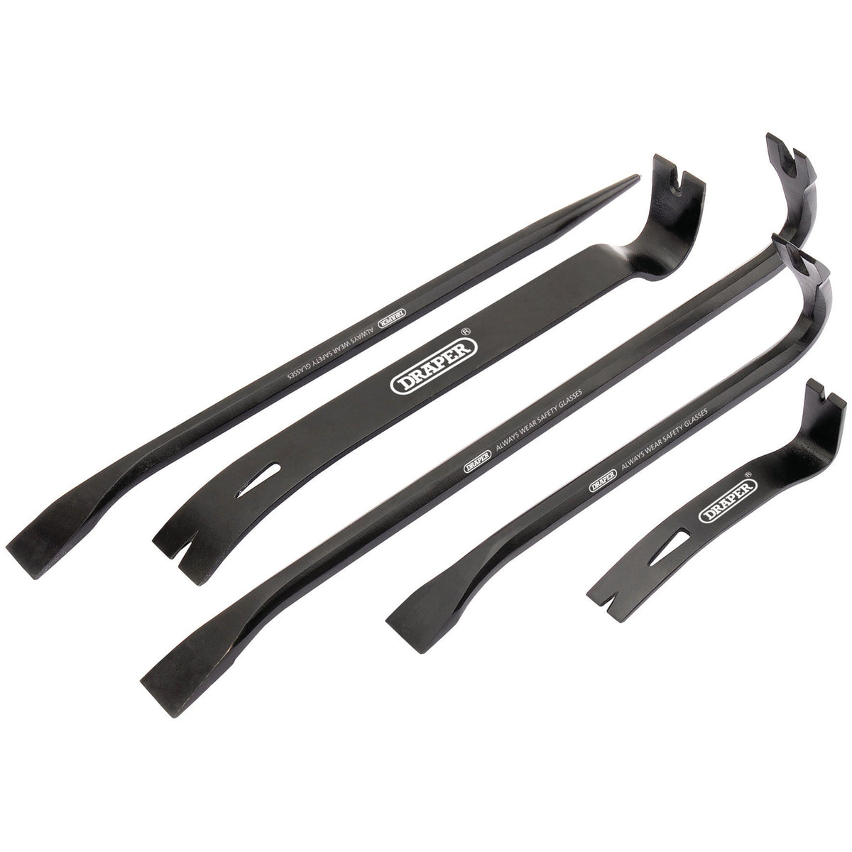 DRAPER 5 Piece Wrecking Bar Set: Model No.WB5
