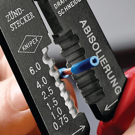 KNIPEX 97 22 240 SB Crimping Pliers with Multi-Component Grips, 240mm
