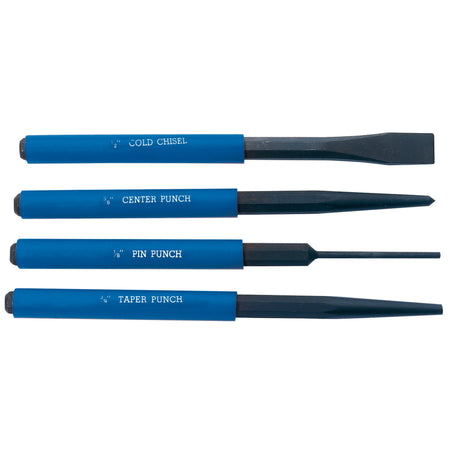 DRAPER 4 piece Chisel and Punch Set: Model No.CP4NP