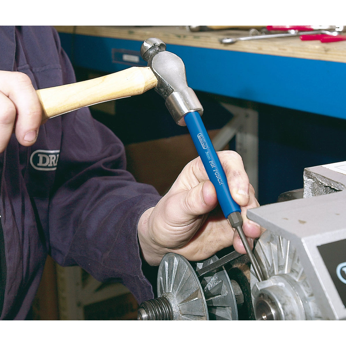 DRAPER 4 piece Chisel and Punch Set: Model No.CP4NP