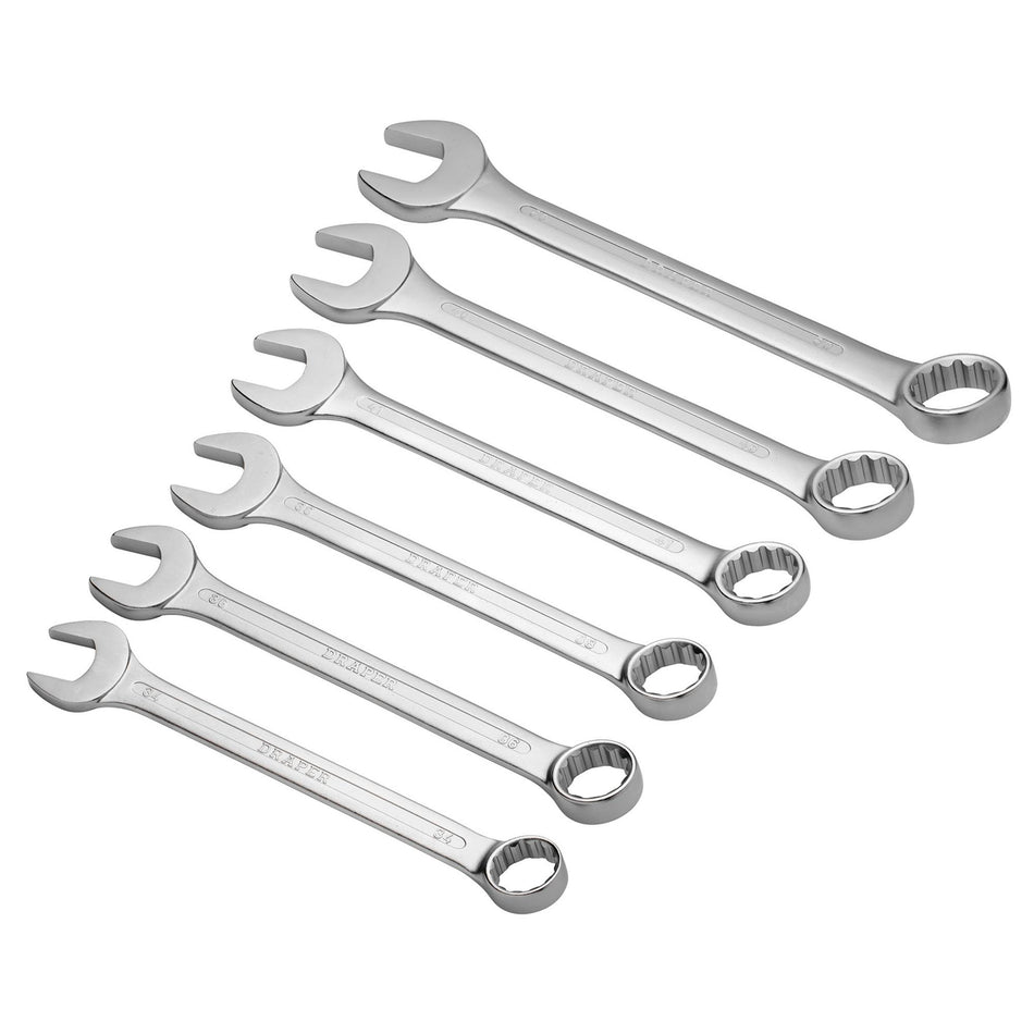 DRAPER 6 Piece Draper Hi-Torq ; Metric Combination Spanner Set: Model No.8235/6/MM