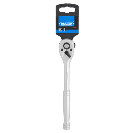 DRAPER 3/8" Sq. Dr. 72 Tooth Reversible Ratchet: Model No. DD72/B