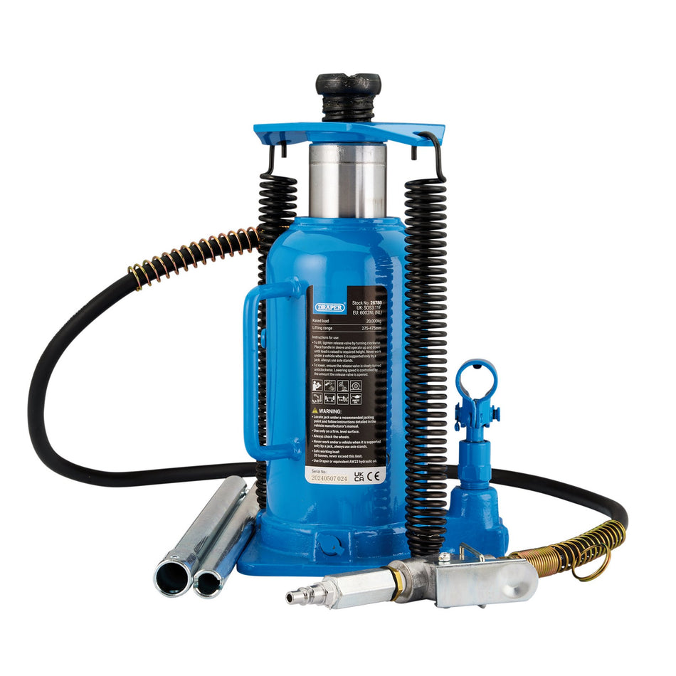 Air Bottle Jack, 20 Tonne : Model No. BJA20