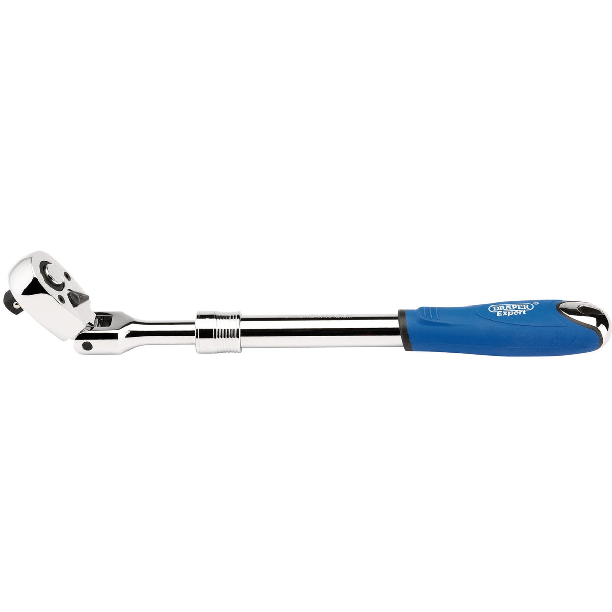 DRAPER 1/2" Sq. Dr. 72 Tooth Flexible Head Extending Reversible Ratchet: Model No. HER72/FH