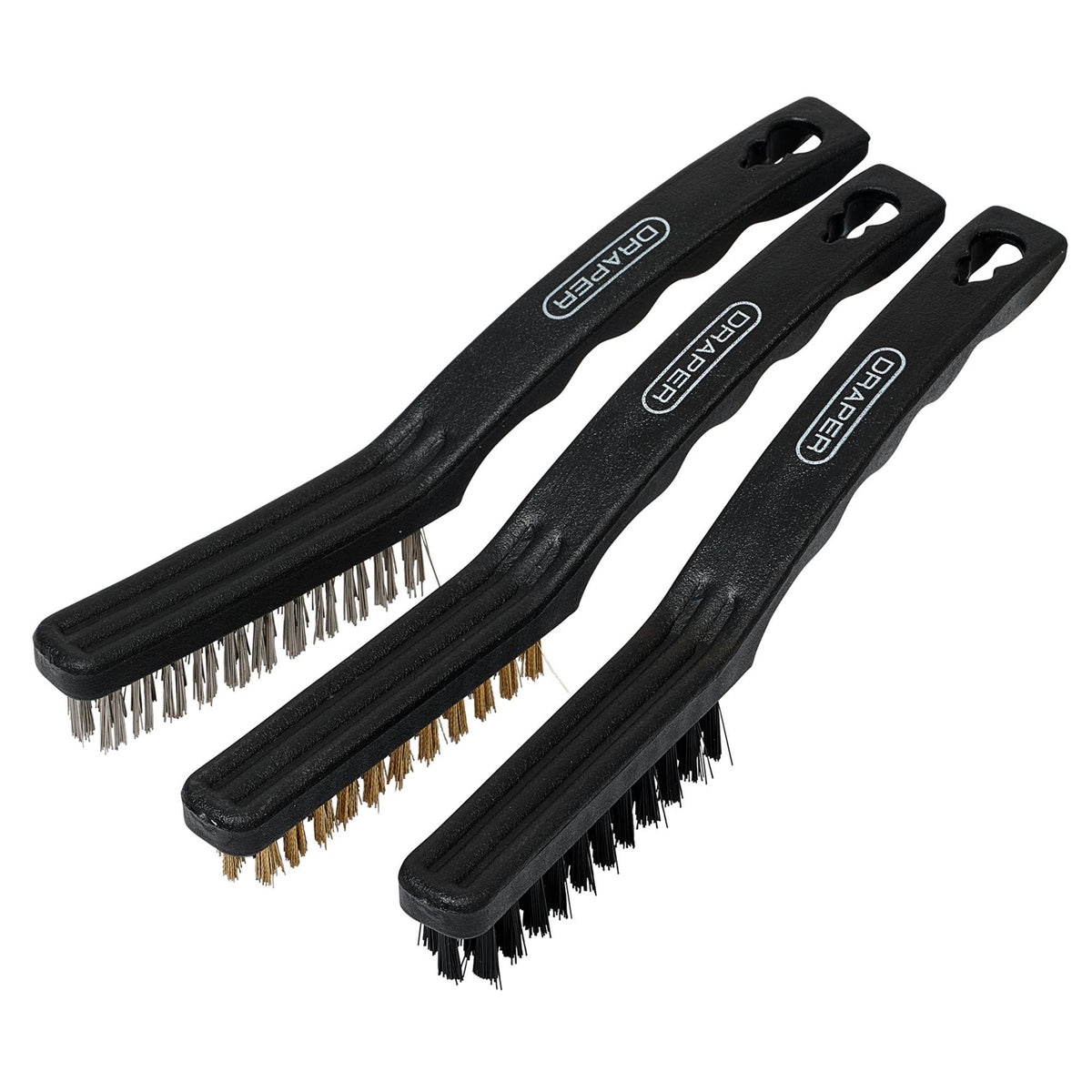 DRAPER 3 Piece 230mm Brush Set: Model No.4864