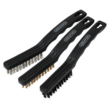 DRAPER 3 Piece 230mm Brush Set: Model No.4864