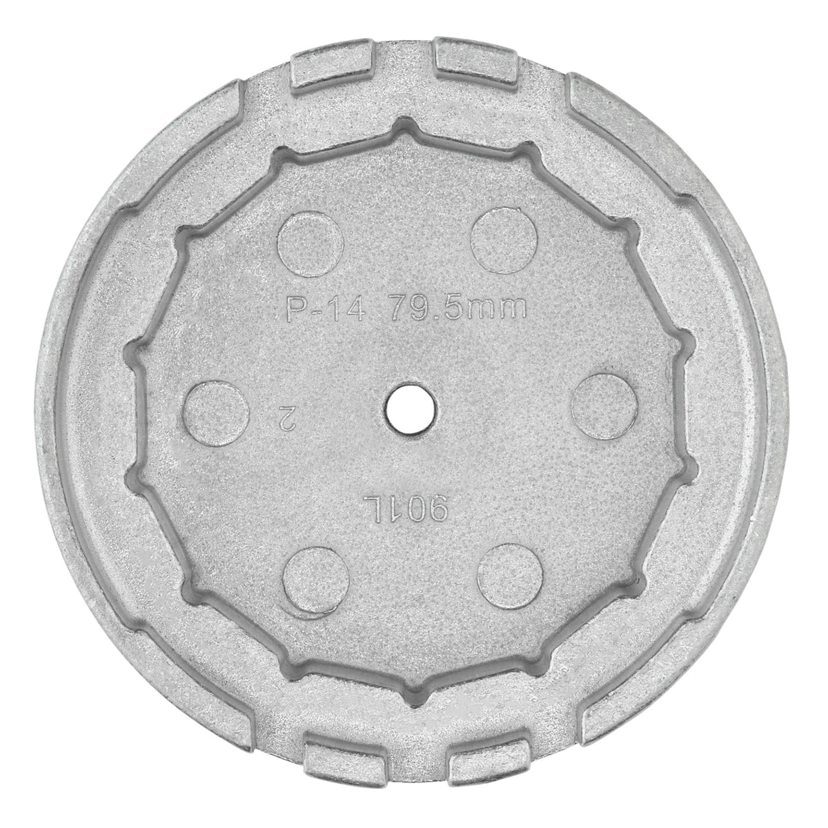 Oil Filter Wrench, 3/8" Sq. Dr., 79.5mm/14 Flutes