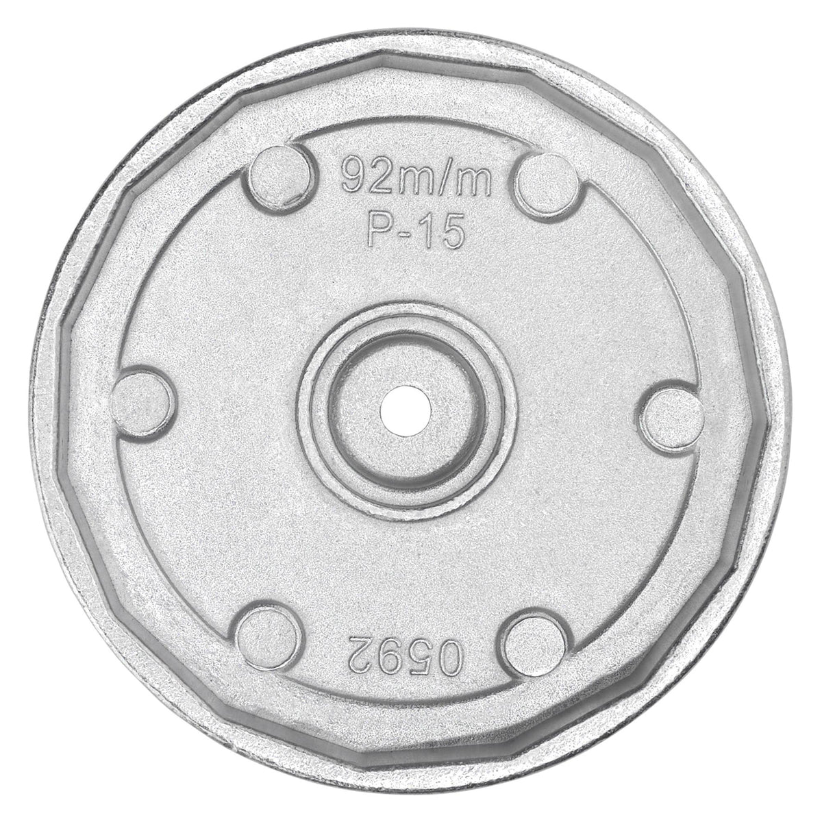 Oil Filter Wrench, 3/8" Sq. Dr., 92mm/15 Flutes