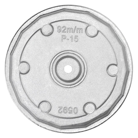 Oil Filter Wrench, 3/8" Sq. Dr., 92mm/15 Flutes