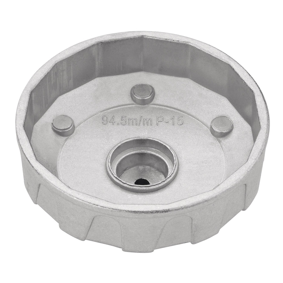 Oil Filter Wrench, 3/8" Sq. Dr., 94.5mm/15 Flutes