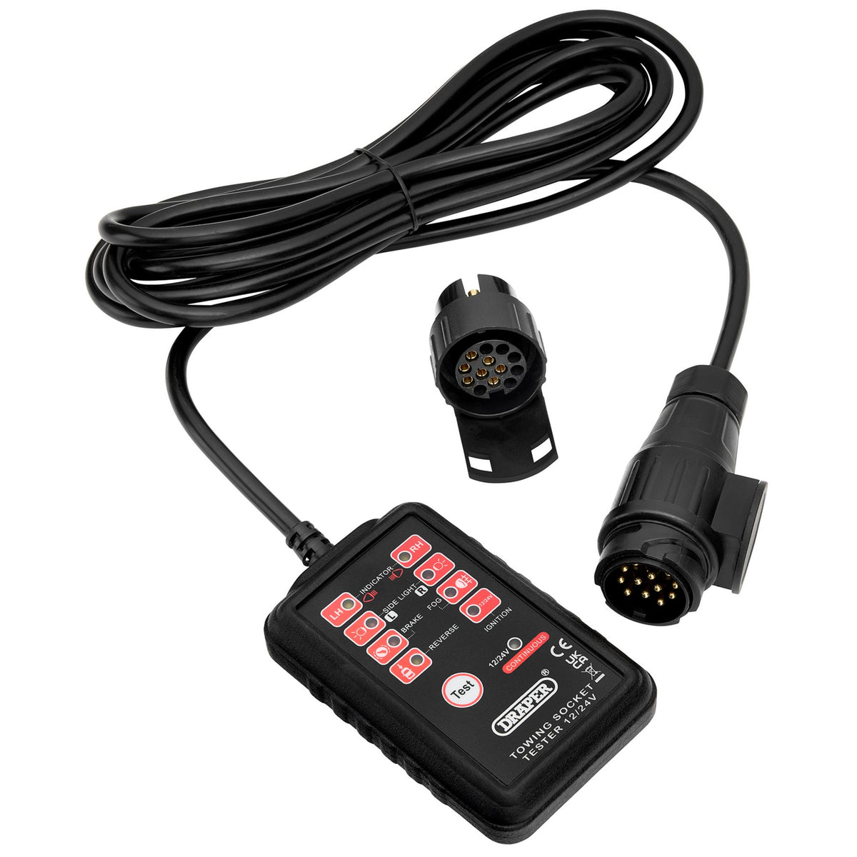 13 and 7-Pin Towbar Socket Tester : Model No. TST13H