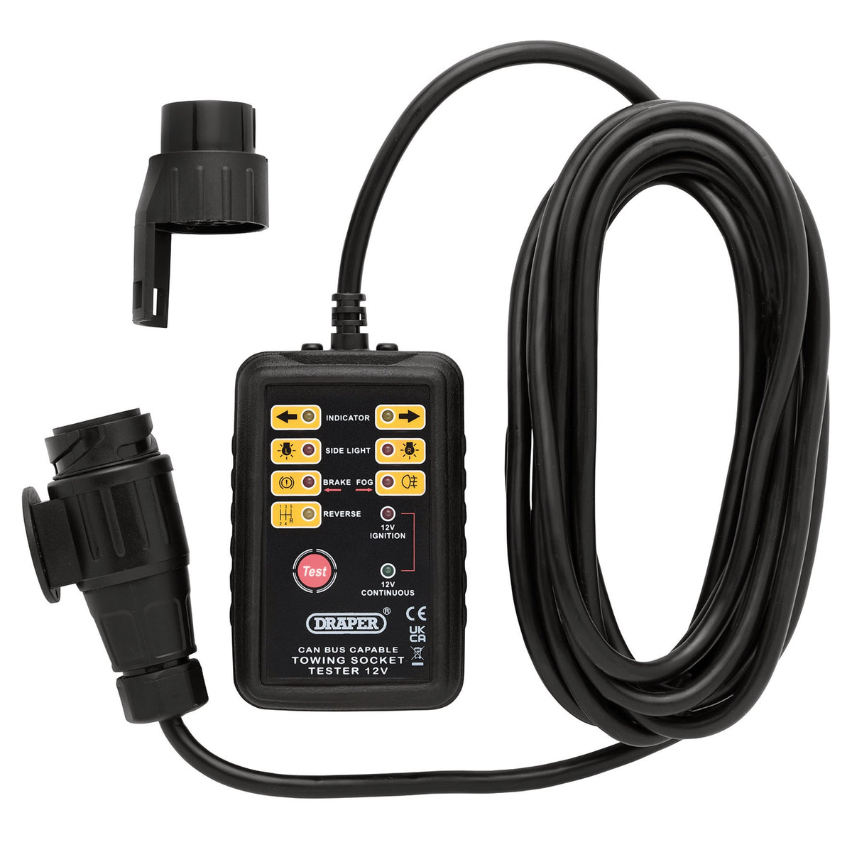 CAN Bus 13 and 7-Pin Towbar Socket Tester : Model No. TST13C