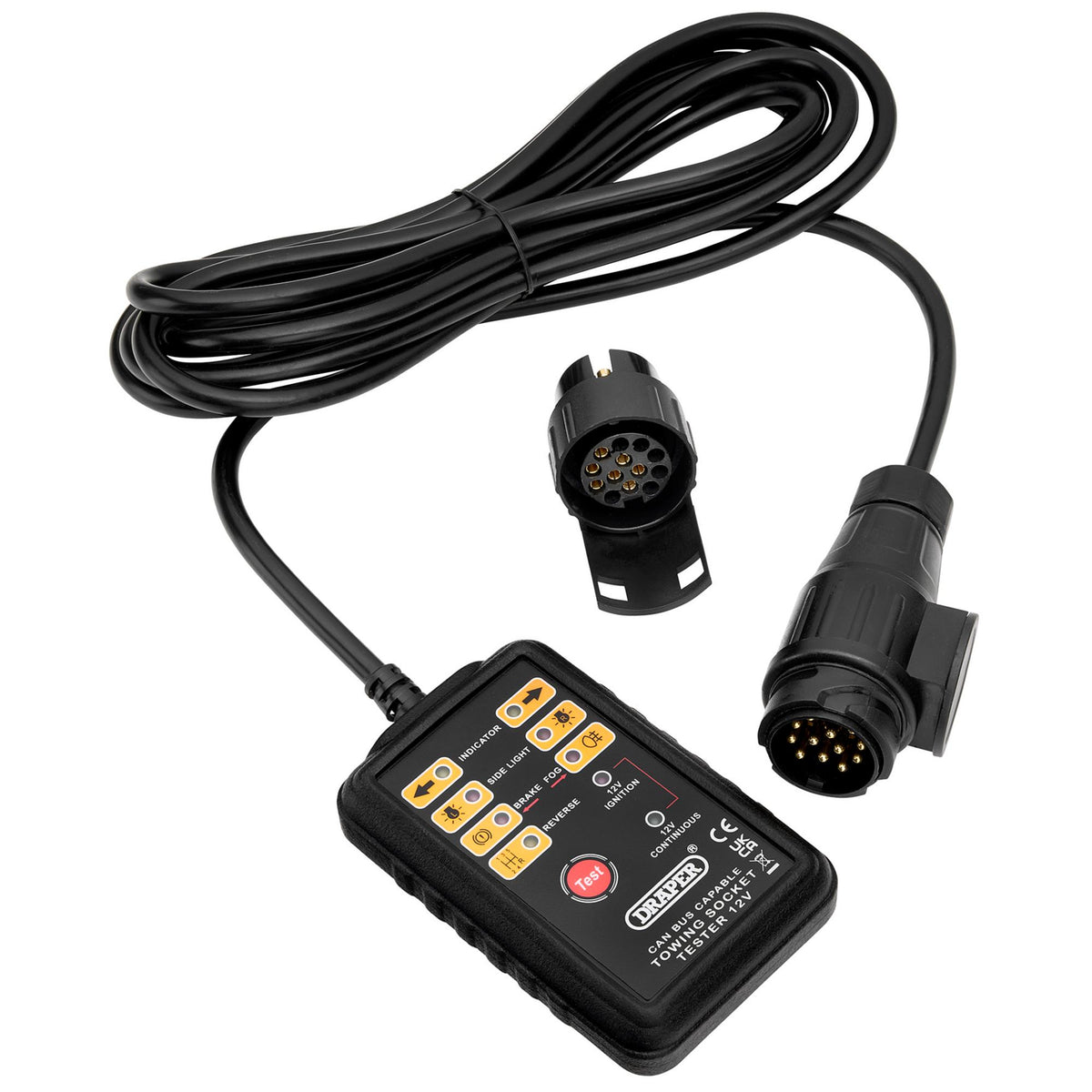 CAN Bus 13 and 7-Pin Towbar Socket Tester : Model No. TST13C