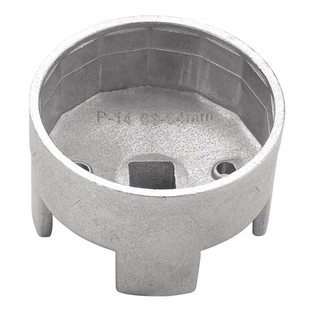 Oil Filter Wrench, 1/2" Sq. Dr., 63-64mm/14 Flutes