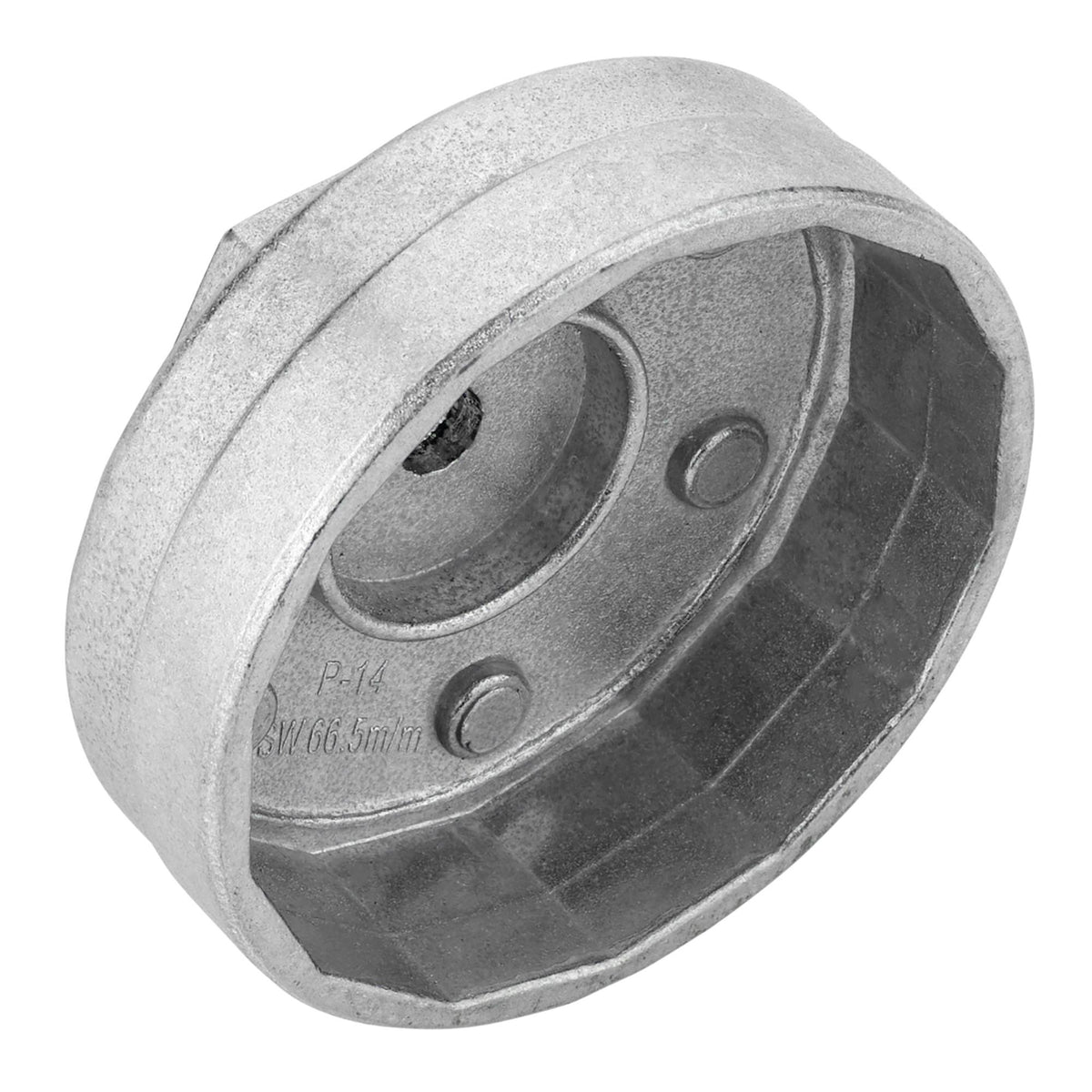 Oil Filter Wrench, 1/2" Sq. Dr., 66.5mm/14 Flutes