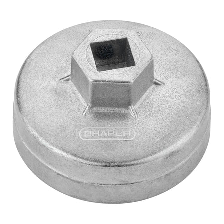 Oil Filter Wrench, 1/2" Sq. Dr., 66.5mm/14 Flutes