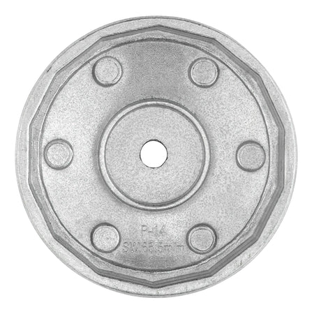Oil Filter Wrench, 1/2" Sq. Dr., 66.5mm/14 Flutes