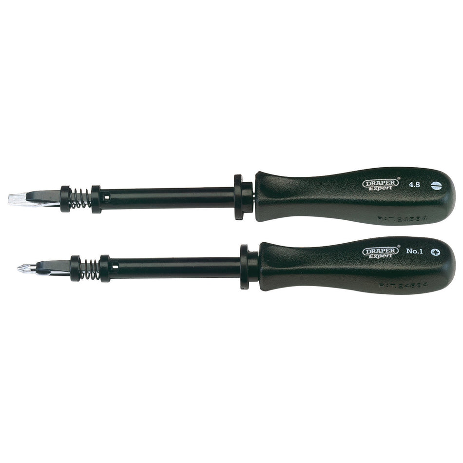 DRAPER 2 Piece Screw holding Mechanics Screwdriver Set: Model No.939SH/SET