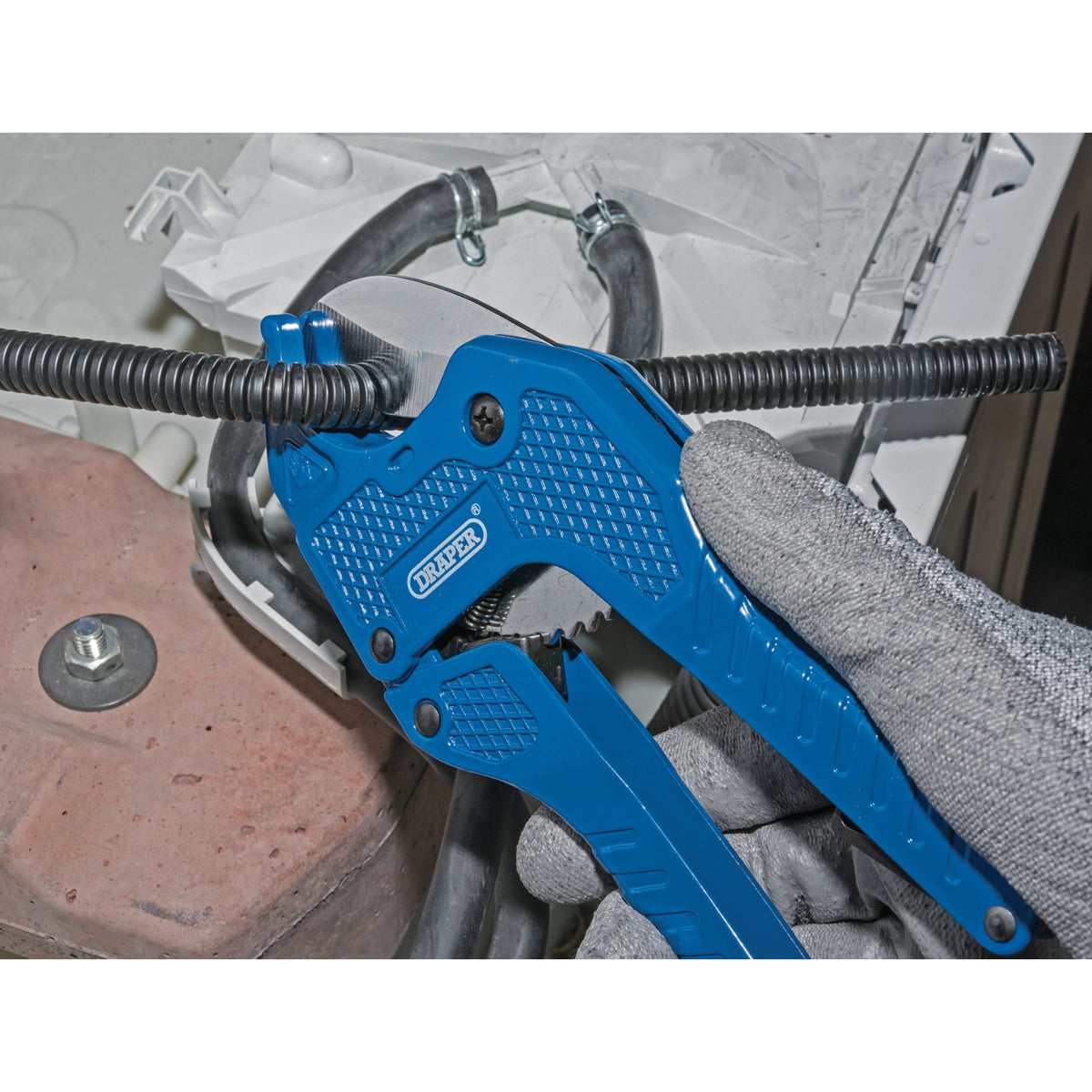 DRAPER Plastic/Vinyl Pipe Cutter: Model No.PC142