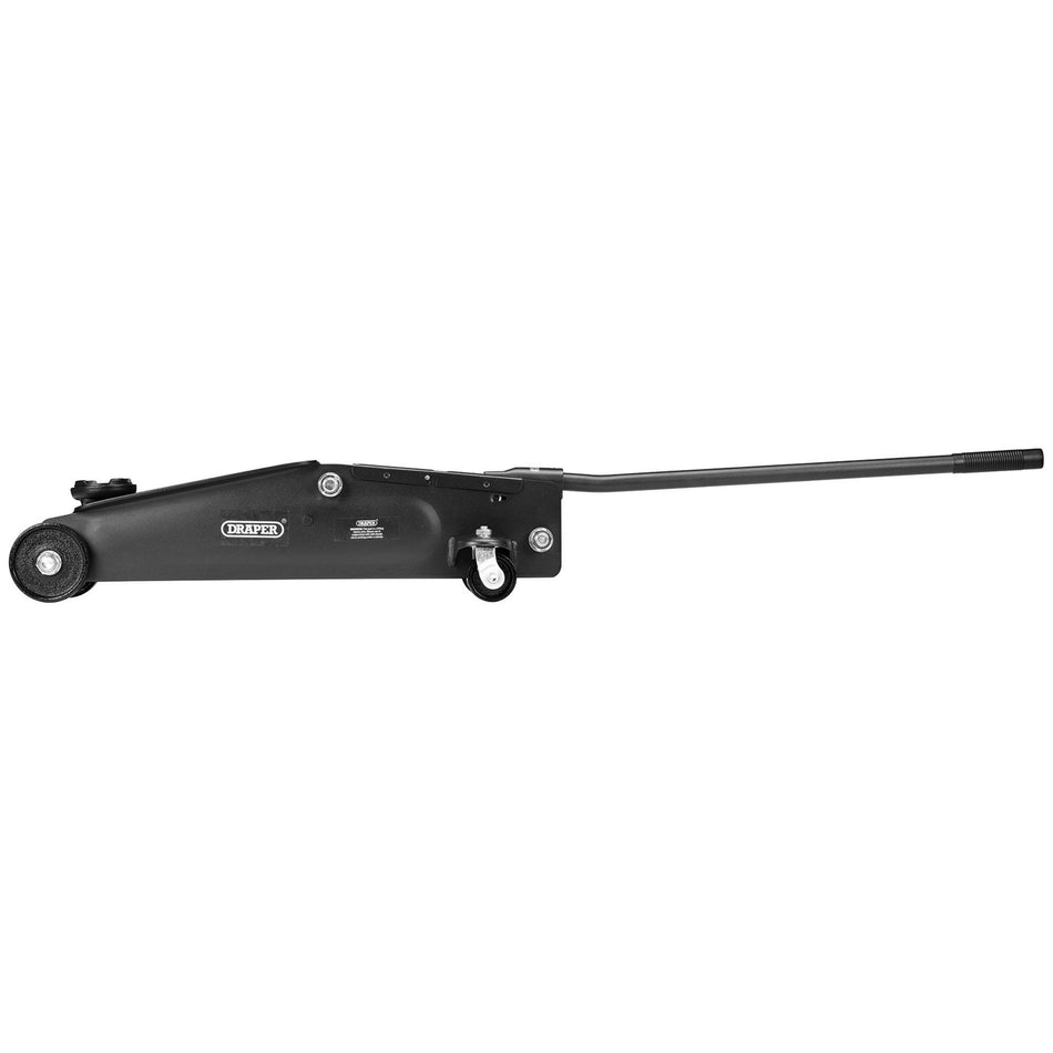 Long Chassis Trolley Jack, 3 Tonne, Black : Model No. TJ3LD