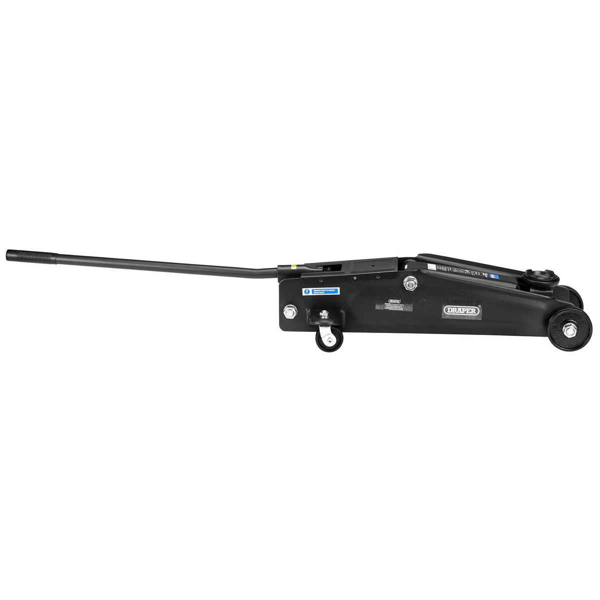 Long Chassis Trolley Jack, 3 Tonne, Black : Model No. TJ3LD
